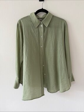 H&M Olive Green Lightweight Shirt